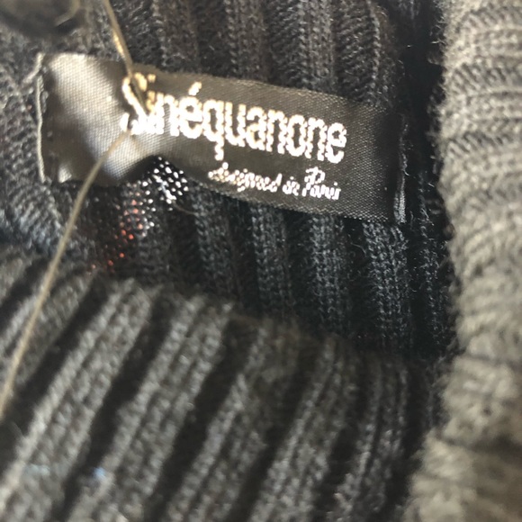 Sinéquanone | Black Turtleneck Ribbed Sweater - Picture 6 of 9